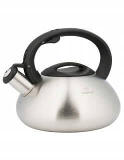 Čajník, kanvica na čaj -  Kanvica Kinghoff-3260 Steel 2,2l Silver Satin