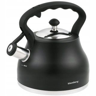 Čajník, kanvica na čaj - Kanvica Klausberg 2.7l KB-7448 Black Thick DNO !!
