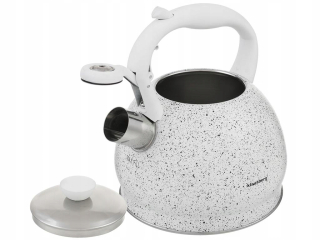 Čajník, kanvica na čaj - Kanvica Klausberg KB 7319 oceľ indukcie biela