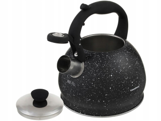 Čajník, kanvica na čaj - Rýchlovarná kanvica Klausberg KB7320 ČIERNA indukčná oceľ
