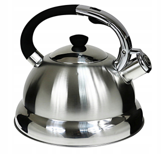 Čajník, kanvica na čaj - Kanvica s píšťalkou Hoffner HF 4118 Metal 2,8 L