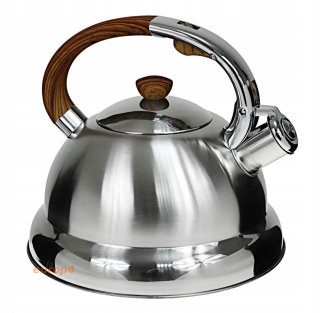 Čajník, kanvica na čaj - Kanvica s píšťalkou Hoffner HF 4119 Metal 2,8 L