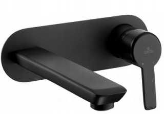 Čierna flush -Mounted Wink Battery Deante Arnica
