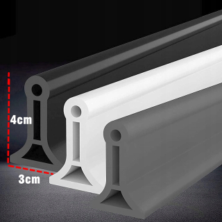 Dĺžka čierneho štýlu 100 cm nový silikónový pás u