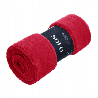 Prikrývka na posteľ - Prikrývka z ihly a závitov polyester 170 x 130 cm odtieňov červenej
