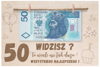Gadget - Darček 50. NARODENINY VIDÍTE, NIE JE TO VEĽA rám
