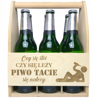 DARČEK PRE OTECKOV DEN OTCOV NOSIČ PIVA KRABIČKA