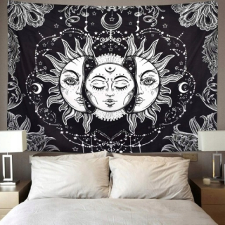 Gobelinská spálňa dekorácia Sun Moon 150x130