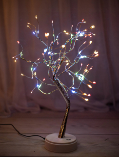 Svetla na Vianočný stromček - Dekoratívne strom s LED lampy. Beautiful lampa