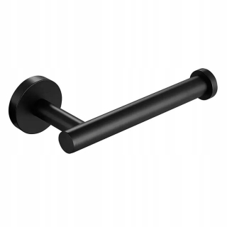 Držiak na toaletný papier - Delvant Round Black toaletný papier