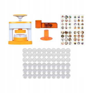 Stolný riad - DIY Pin odznak Button Maker Brošňa Pin odznak stroj na výrobu Odolný s