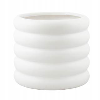 Skandi.pl hrniec 17 cm x 17 x 15 cm priemer 17 cm biela keramika
