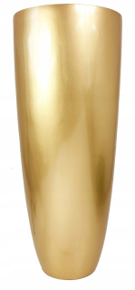 Stojan na kvety - Kvetináč zlato váza lesk 92 cm XXXL