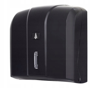 Držiak na toaletný papier - DispenSer- ZZ čierny skladací uterák