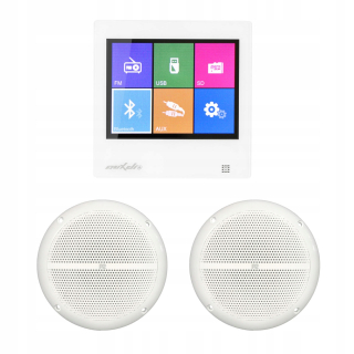 Kúpeľňové rádio DSPPA s propagáciou Bluetooth/SD/USB