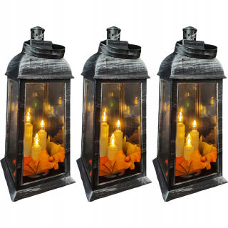 Lampáš, svietník - Veľký LED LED Lantern 3 Art dal výzdobu