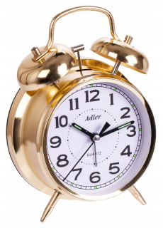 Hodiny - BIG CLASSIC ALARM ADLER s zvony ZL 40131