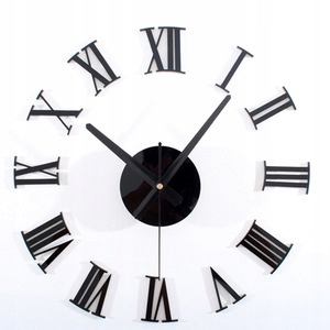 Hodiny - Big nástenné hodiny 3d DIY timelike 70-130cm zrkadlo