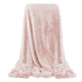 Prikrývka na posteľ - Springos Polyester 240 x 220 cm prikrývky ružovej farby