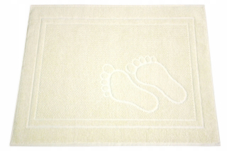 Kúpelňová predložka - Nohy bldela pravidlo 50x70 grono