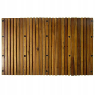 Kúpelňová predložka - Kúpeľňový koberec 80x50cm mat acacia set 3 ks