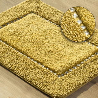 Kúpelňová predložka - Chic Kúpeľňa koberca 75x150 cm horčica