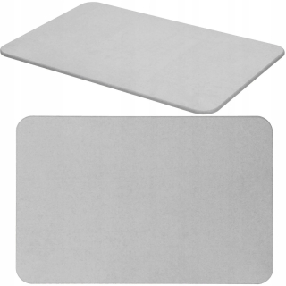 Kúpelňová predložka - Kobercový koberec non -slip mat šedý koberec