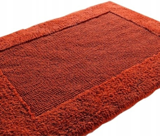 Kúpelňová predložka - PODLOŽKA KÚPEĽŇOVÁ - ORANŽOVÁ - OBOJSTRANNÁ 60x100