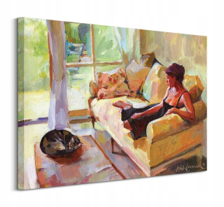 Ashka Lowman Woman na gauči Image 80x60 cm