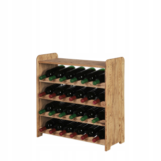 Oak Wine Rack RW-22-24P knižnica 24 fliaš