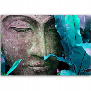 Deco Panel, Buddhova tvár s listom 120x80