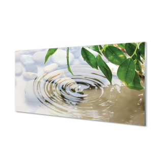 Obrázková fotografia na plátne vodné kvapky Splayty 140x70 cm