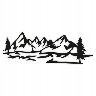 Decorácie steny pre 3D Mountain A245 70x24 Mountain
