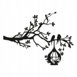 Dekorácia steny 3D A56 Branch 60x46 cm obrázok