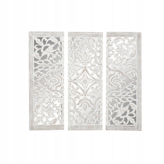 Nástenná dekorácia DKD Home Decor.Zrkadlové MDF drevo