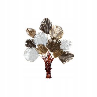 DKD Home Decor Decor Metal Kvety Wall Decoration (97 x