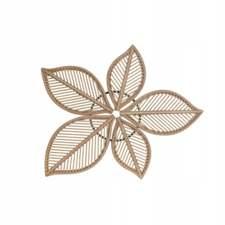 DKD DOMOV DECON DECORE RATtan Wall DEOCORÁCIA (60 x 3 x