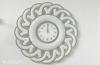 Hodiny - Kamienky Glamour dekoratívne Clock 56cm Zellerfeld