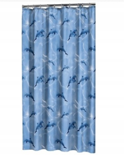 Sprchová opona Delfino 180x200 v delfíne