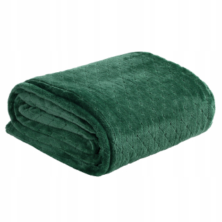 Prikrývka na posteľ - Dizajn prikrývky 91 Mikrofiber 200 x 220 cm odtiene zelenej