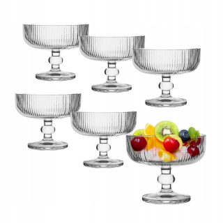 Zmrzlinové dezertné poháre, sklenené misky Altom Design Selena, 310 ml, 6 kusov
