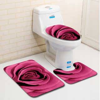 Kúpelňová predložka - DL1003 Zeegle Flower Partner Bath Rat Set Set Set