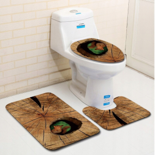 Kúpelňová predložka - DL1005 Zeegle Flower Partner Bath Rat Set Set Set