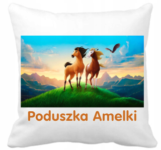 Vankúš Mustang z divého údolia 40 x 40 cm