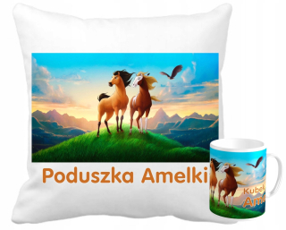 Vankúš MUSTANG z divokej doliny 40 x 40 cm