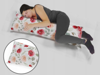 Vankúš - Vankúš Cuddly Roses 45x140 cm