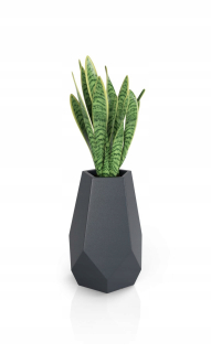 Pot 71 x 46 cm čierny plast