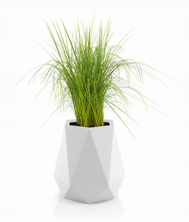 Kvetina 54 x 47 cm plastový antracit