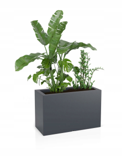 Hrniec 50 x 35 cm biely plast