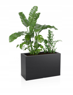 Hrniec 50 x 35 cm šedý plast